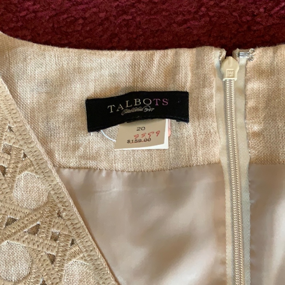 Talbots New! Linen Dress